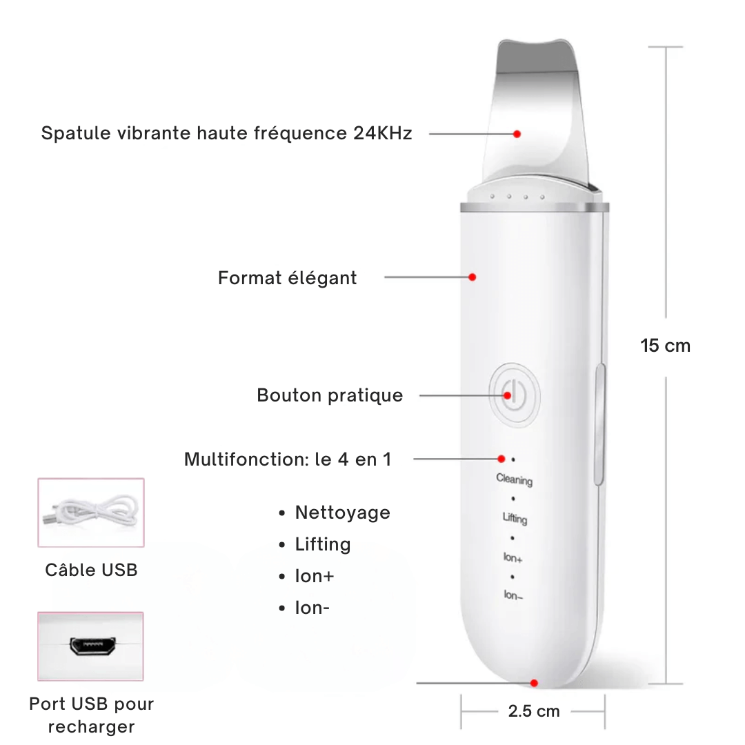 Spatule faciale à ultrasons Minnovia™